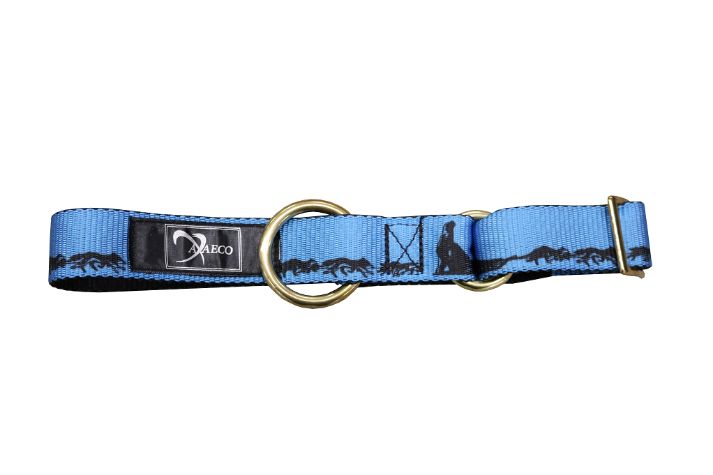 Halsband "Schlittenhund" blau